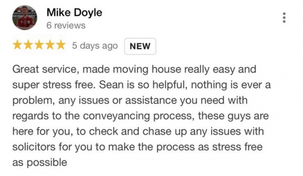 Conveyancing Solicitor Near Me Testimonial